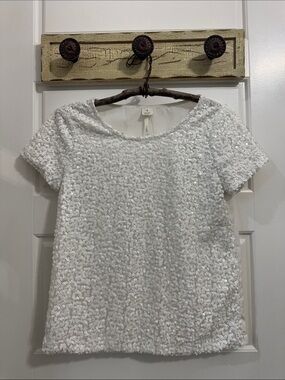 💕 FURY Sequin Short-Sleeve Women's Top ✨